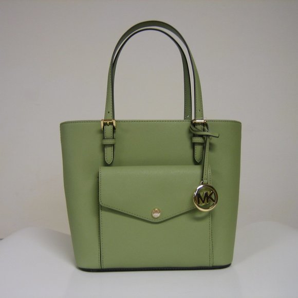 NEW Michael Kors Jet Set Saffiano Leather Tote Bag - Picture 1 of 13